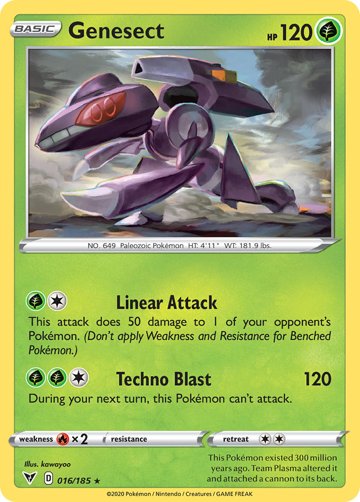 Genesect (016/185) [Sword & Shield: Vivid Voltage] | Jack's On Queen