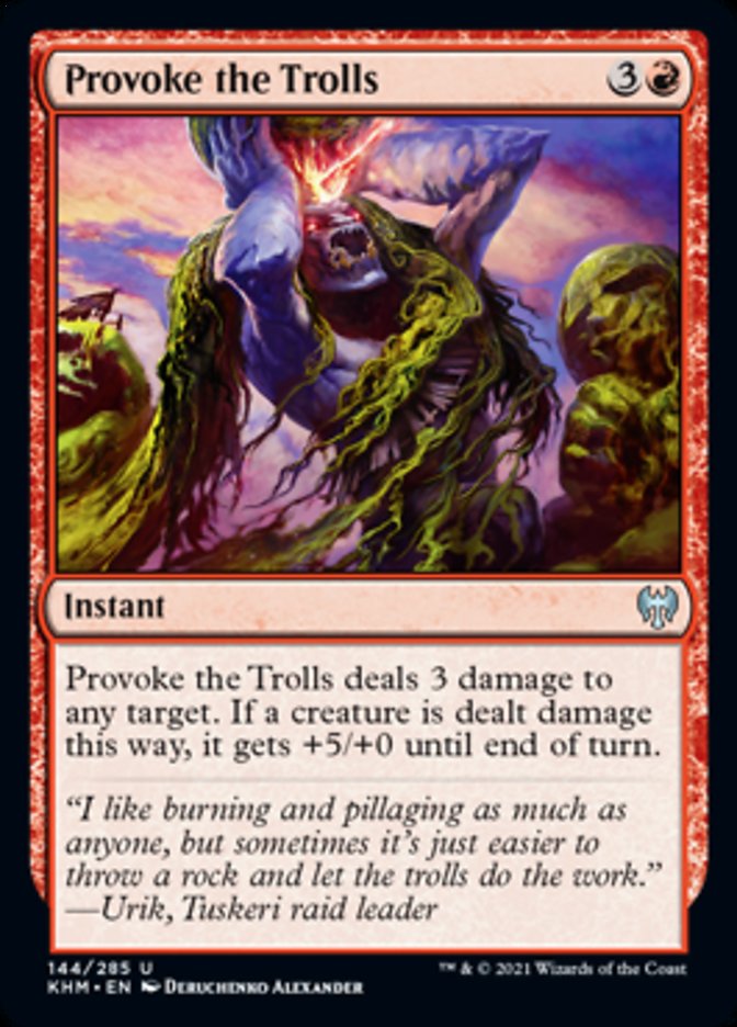 Provoke the Trolls [Kaldheim] | Jack's On Queen