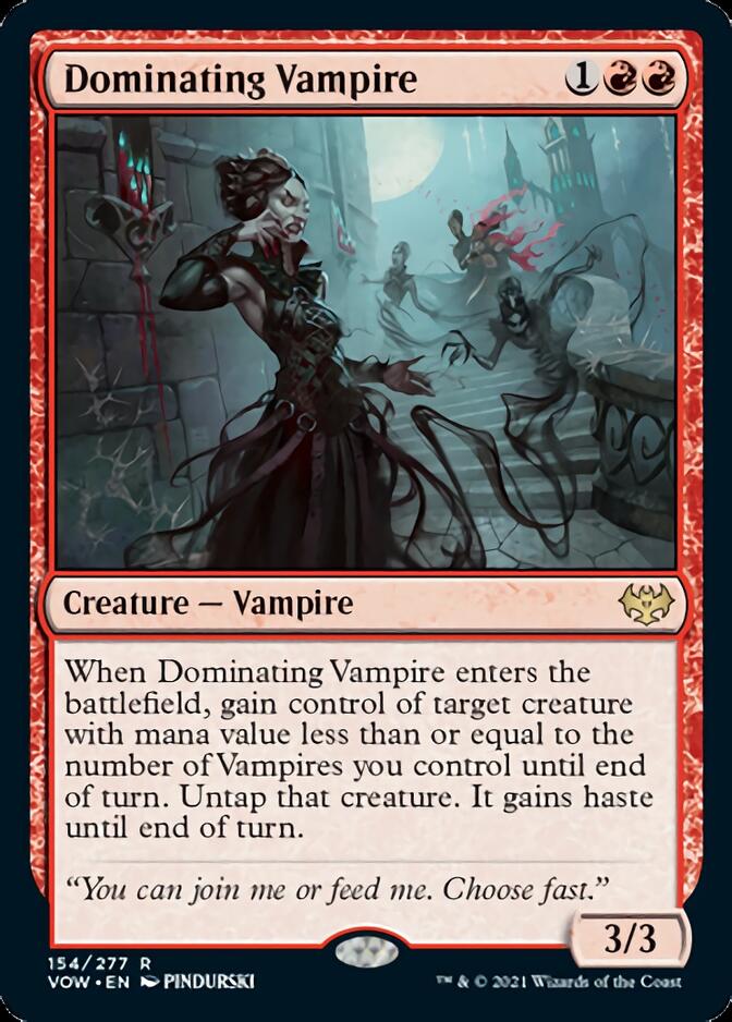 Dominating Vampire [Innistrad: Crimson Vow] | Jack's On Queen