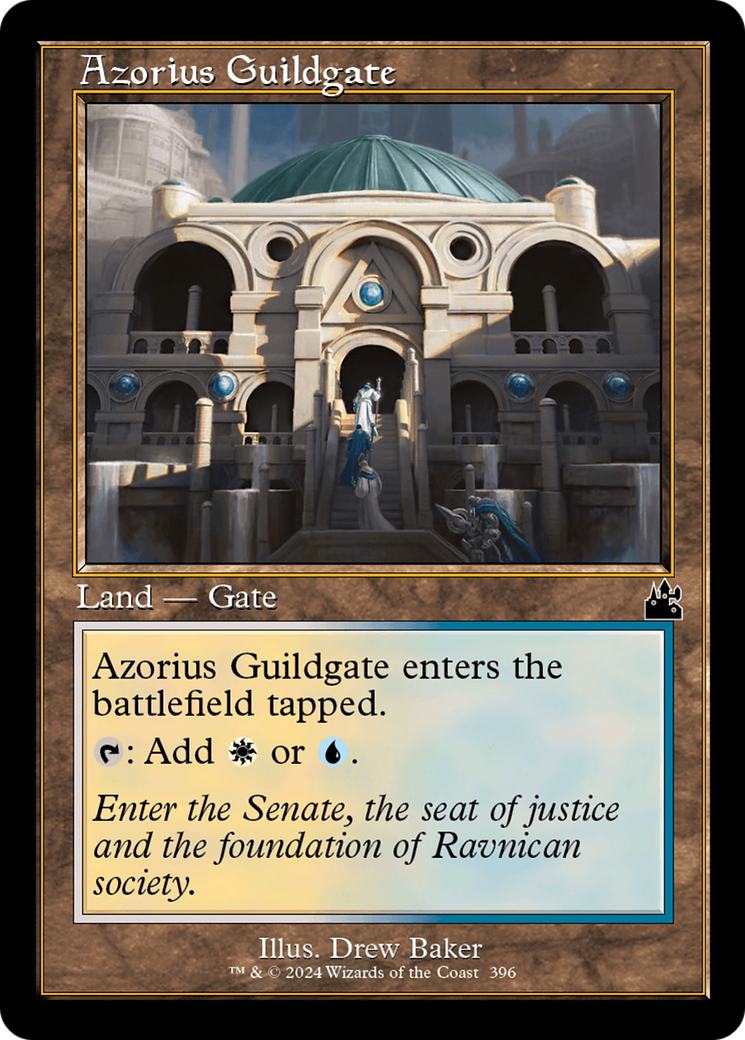 Azorius Guildgate (Retro Frame) [Ravnica Remastered] | Jack's On Queen