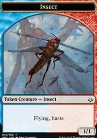 Insect // Warrior Double-sided Token [Hour of Devastation Tokens] | Jack's On Queen