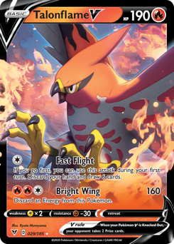 Talonflame V (029/185) [Sword & Shield: Vivid Voltage] | Jack's On Queen