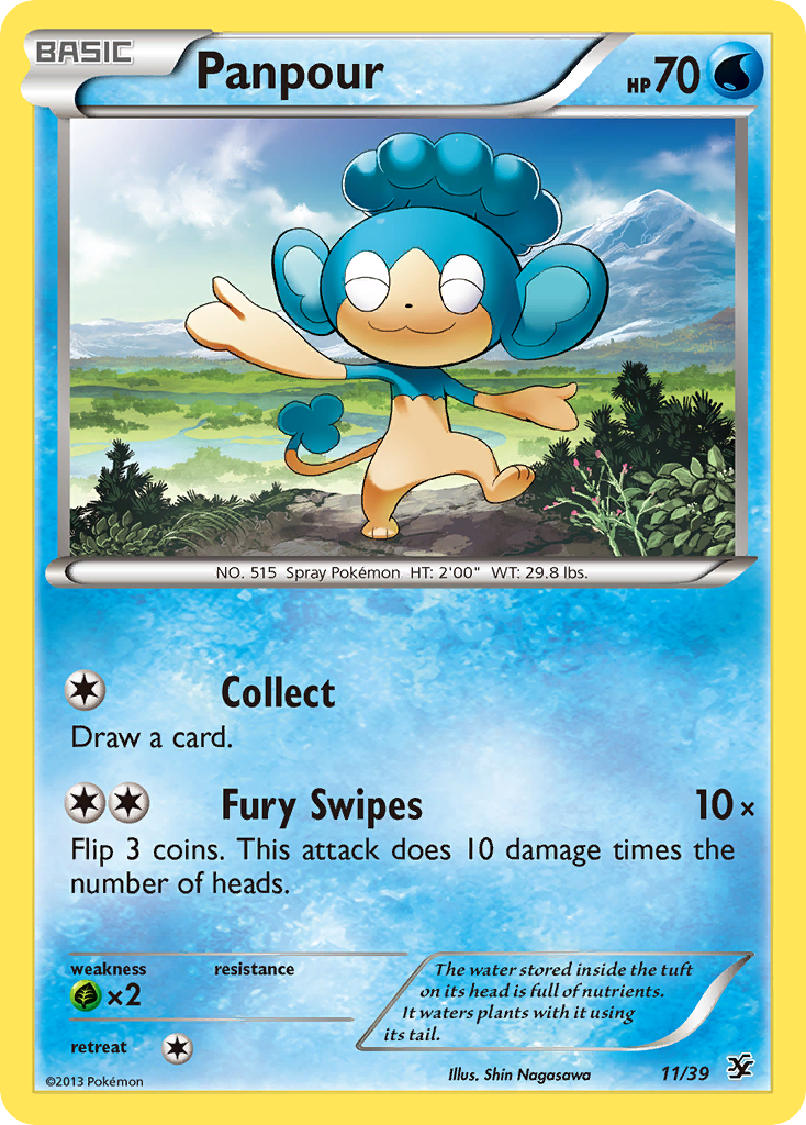 Panpour (11/39) [XY: Kalos Starter Set] | Jack's On Queen