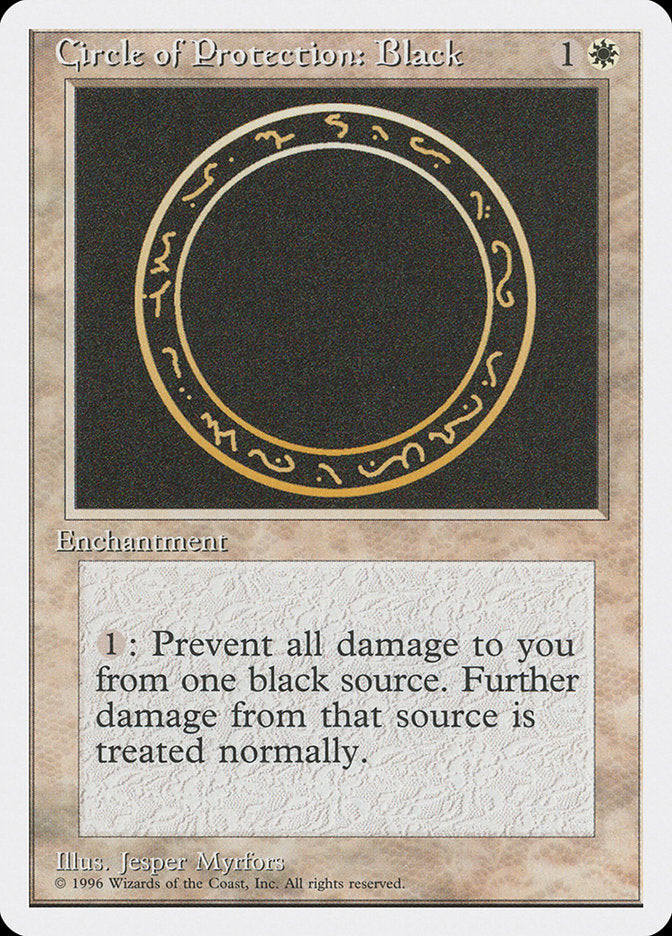Circle of Protection: Black [Introductory Two-Player Set] | Jack's On Queen