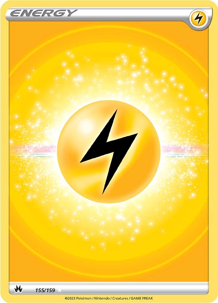 Lightning Energy (155/159) (Texture Full Art) [Sword & Shield: Crown Zenith] | Jack's On Queen