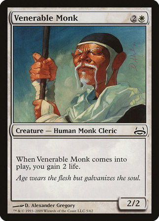 Venerable Monk [Duel Decks: Divine vs. Demonic] | Jack's On Queen
