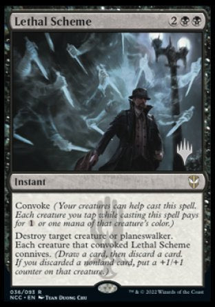 Lethal Scheme (Promo Pack) [Streets of New Capenna Commander Promos] | Jack's On Queen