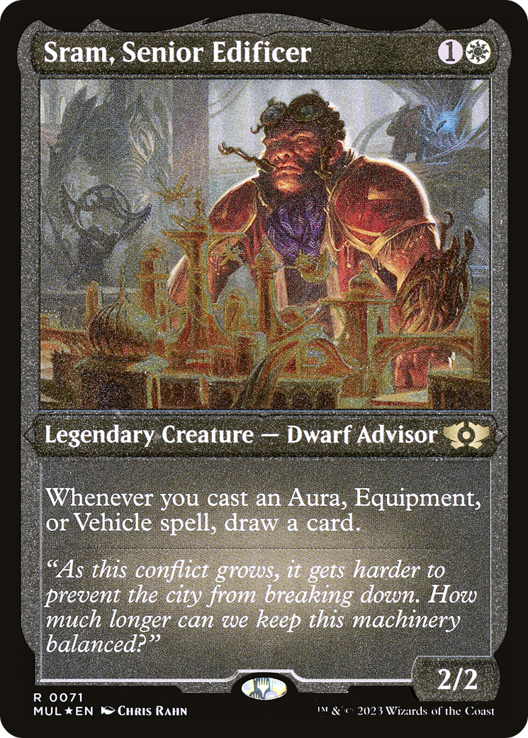 Sram, Senior Edificer (Foil Etched) [Multiverse Legends] | Jack's On Queen