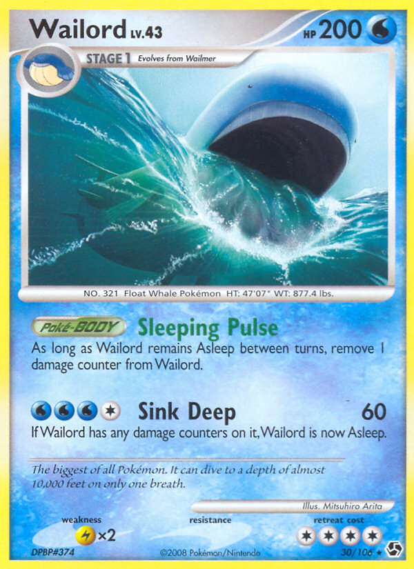 Wailord (30/106) [Diamond & Pearl: Great Encounters] | Jack's On Queen