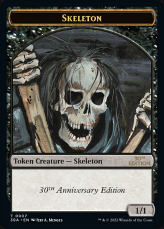 Skeleton Token [30th Anniversary Tokens] | Jack's On Queen