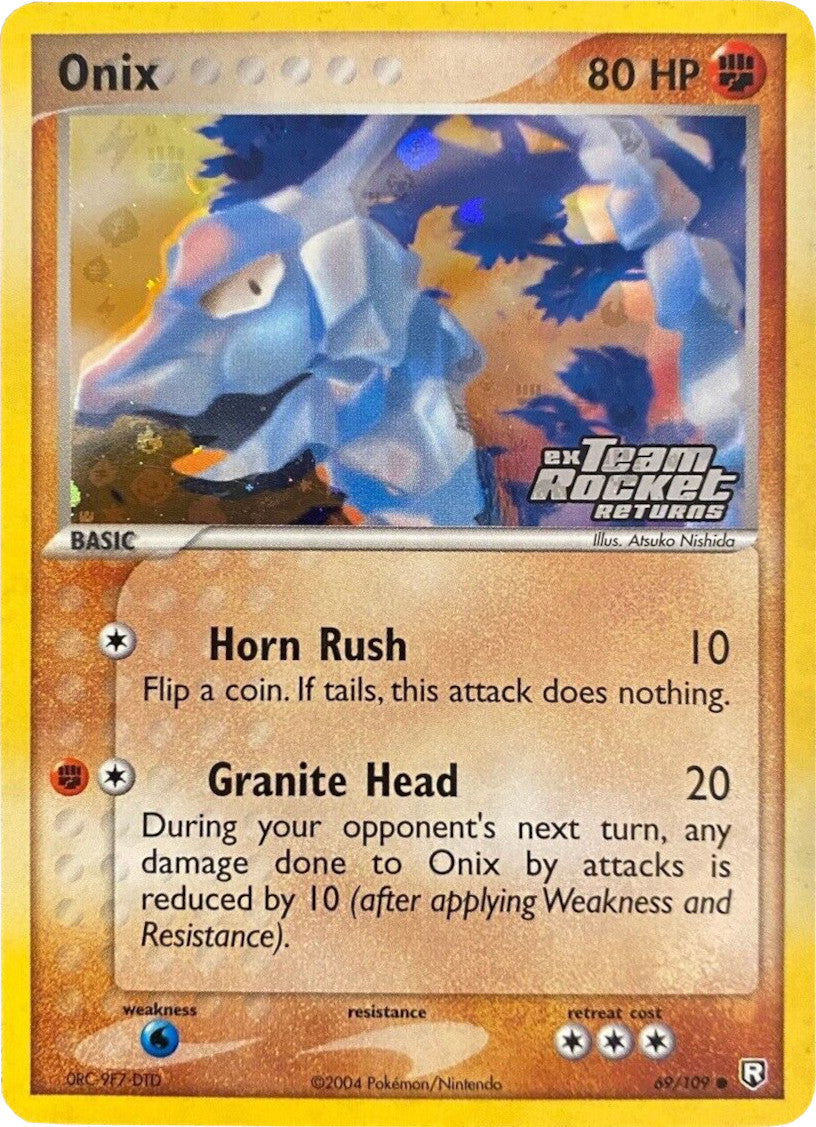 Onix (69/109) (Stamped) [EX: Team Rocket Returns] | Jack's On Queen