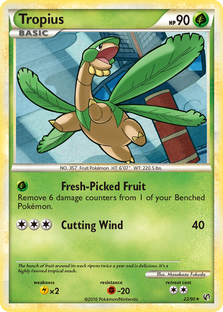 Tropius (22/90) [HeartGold & SoulSilver: Undaunted] | Jack's On Queen