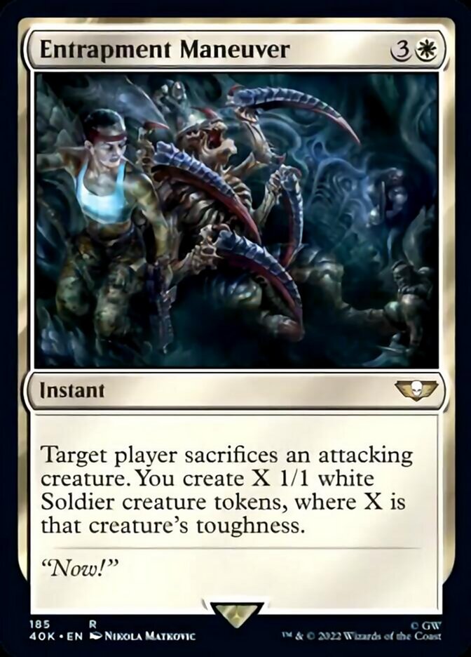 Entrapment Maneuver (Surge Foil) [Universes Beyond: Warhammer 40,000] | Jack's On Queen