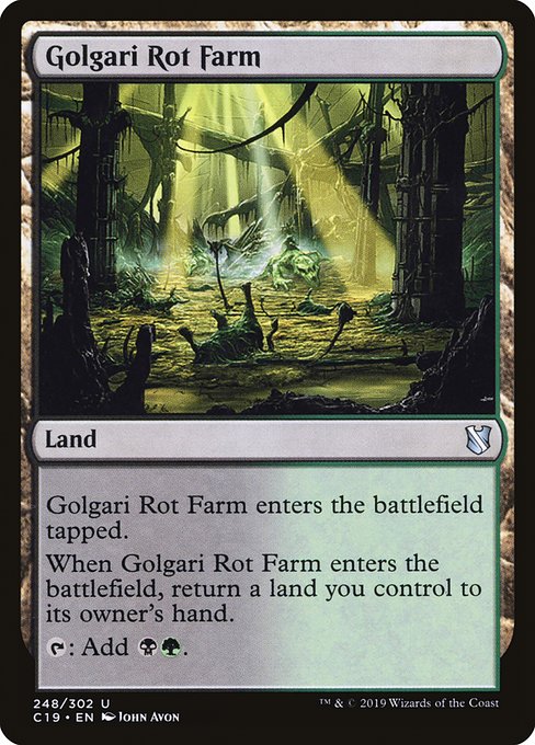 Golgari Rot Farm [Commander 2019] | Jack's On Queen