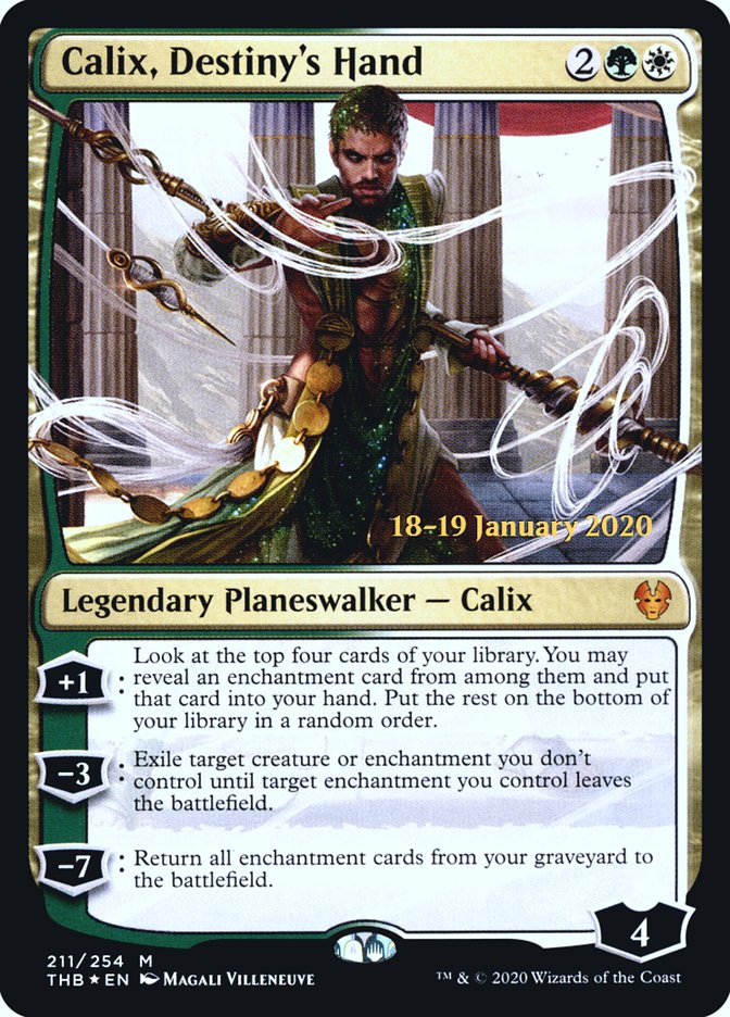 Calix, Destiny's Hand [Theros Beyond Death Prerelease Promos] | Jack's On Queen