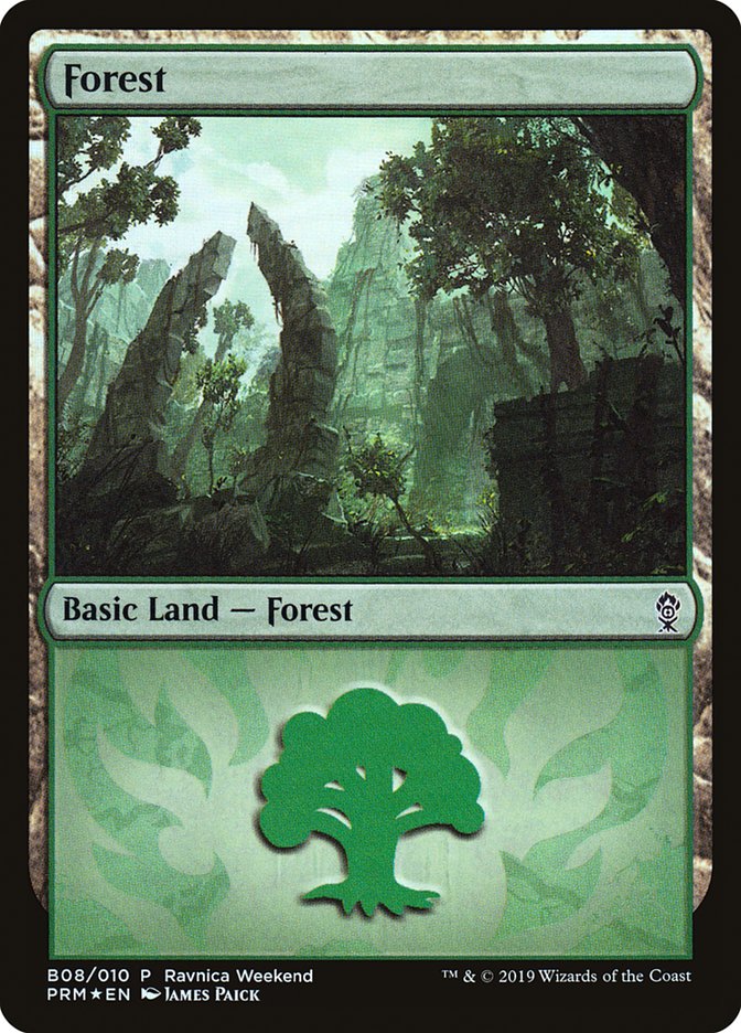 Forest (B08) [Ravnica Allegiance Guild Kit] | Jack's On Queen