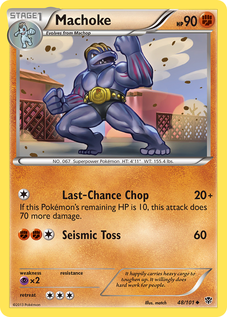 Machoke (48/101) [Black & White: Plasma Blast] | Jack's On Queen