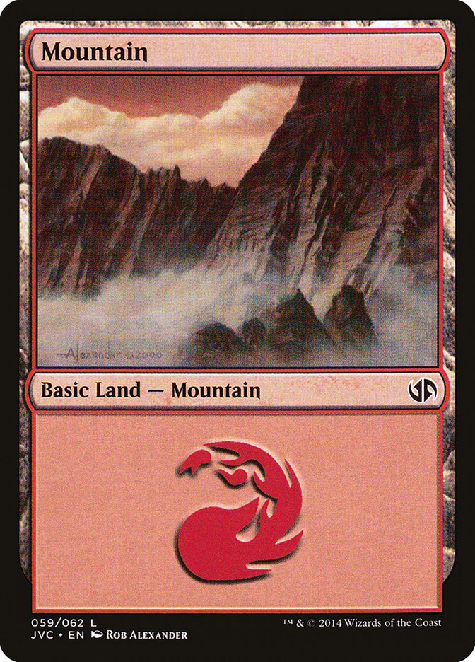 Mountain (61) [Duel Decks Anthology] | Jack's On Queen