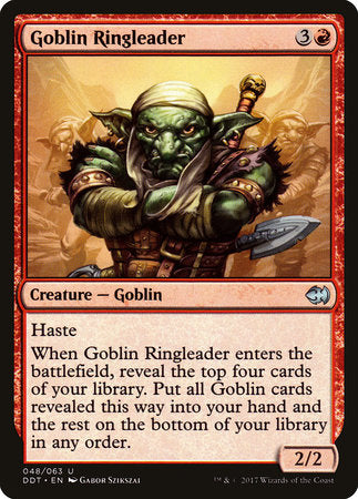 Goblin Ringleader [Duel Decks: Merfolk vs. Goblins] | Jack's On Queen