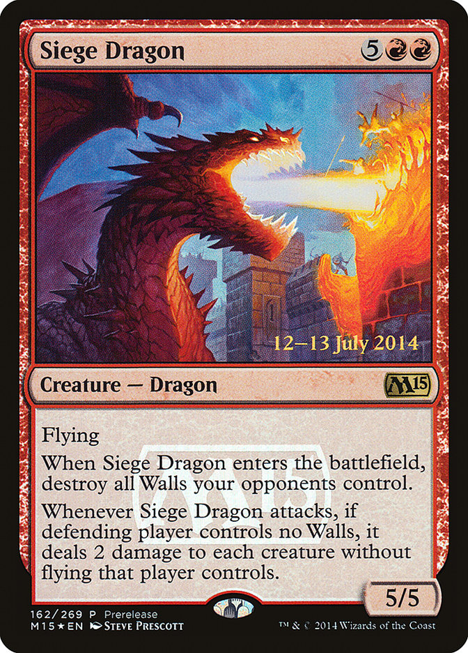 Siege Dragon [Magic 2015 Promos] | Jack's On Queen