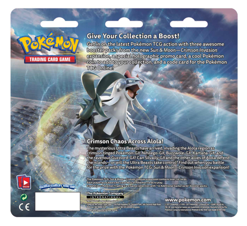 Sun & Moon: Crimson Invasion - 3-Pack Blister (Lucario) | Jack's On Queen