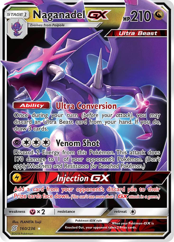 Naganadel GX (160/236) [Sun & Moon: Unified Minds] | Jack's On Queen