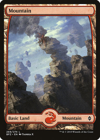 Mountain (269) - Full Art [Battle for Zendikar] | Jack's On Queen