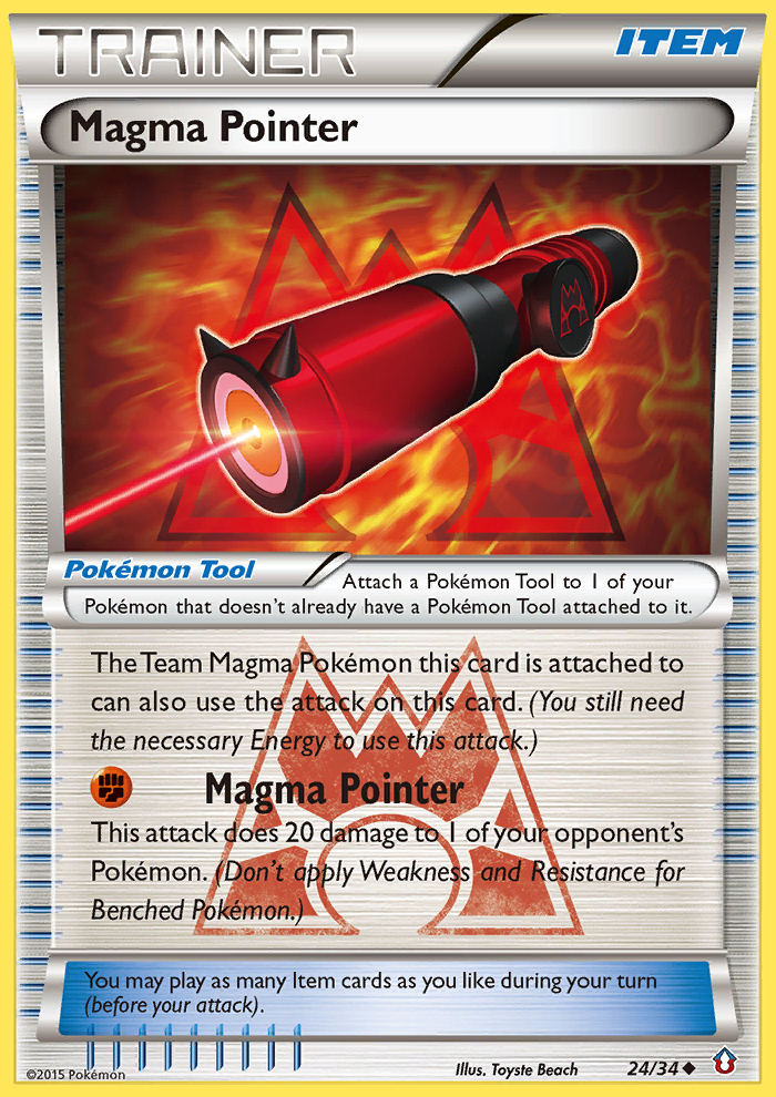 Magma Pointer (24/34) [XY: Double Crisis] | Jack's On Queen