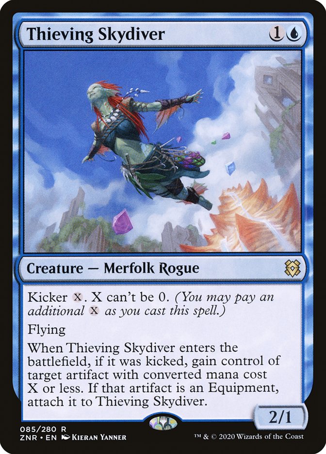 Thieving Skydiver [Zendikar Rising] | Jack's On Queen