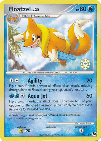 Floatzel (37/106) [Countdown Calendar Promos] | Jack's On Queen