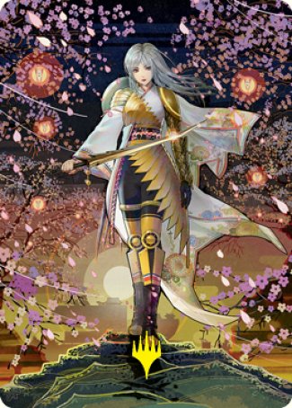 The Wandering Emperor 2 Art Card (Gold-Stamped Signature) [Kamigawa: Neon Dynasty Art Series] | Jack's On Queen