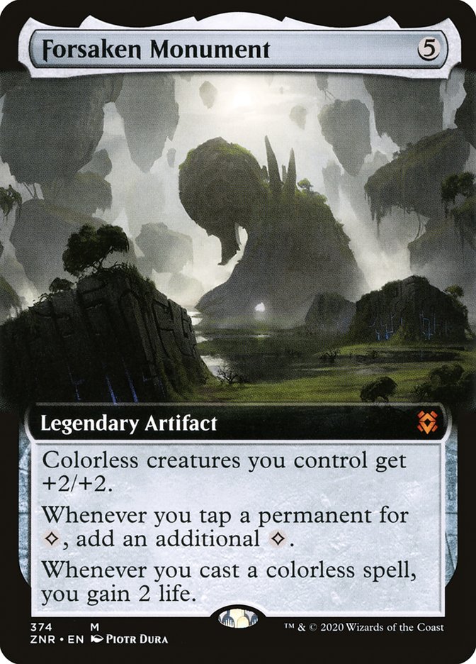 Forsaken Monument (Extended Art) [Zendikar Rising] | Jack's On Queen