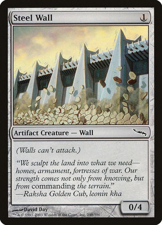 Steel Wall [Mirrodin] | Jack's On Queen