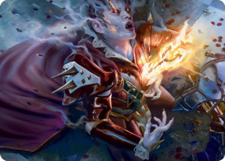 Flame-Blessed Bolt Art Card [Innistrad: Crimson Vow Art Series] | Jack's On Queen