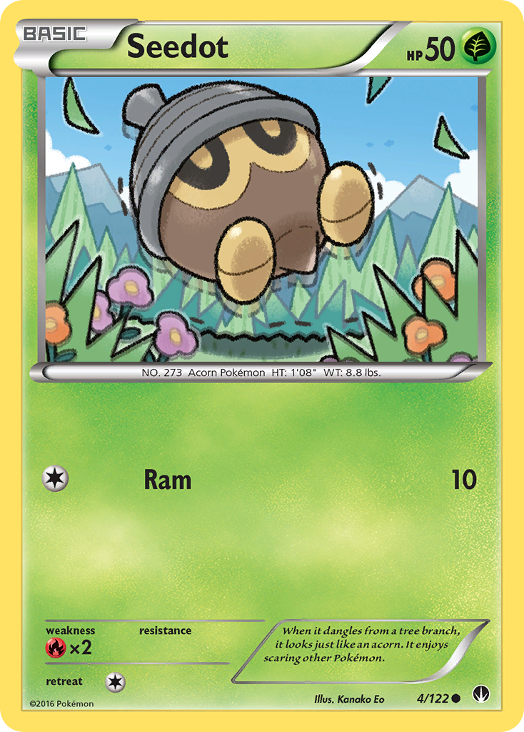 Seedot (4/122) [XY: BREAKpoint] | Jack's On Queen