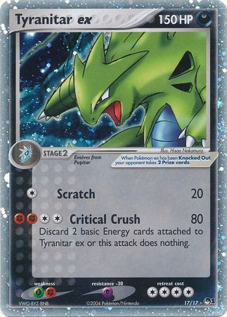 Tyranitar ex (17/17) (Holo) [POP Series 1] | Jack's On Queen