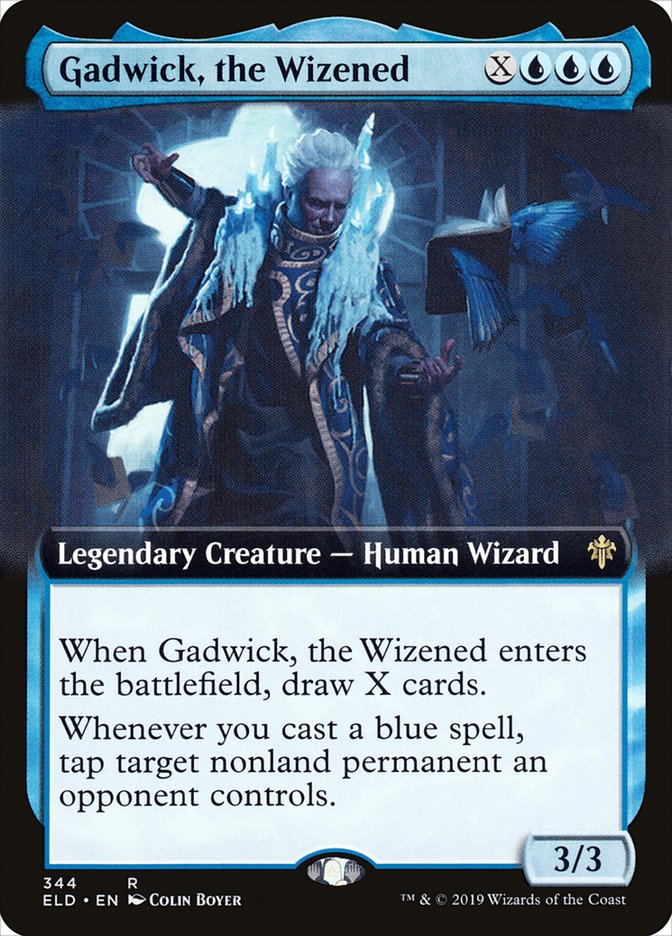 Gadwick, the Wizened (Extended Art) [Throne of Eldraine] | Jack's On Queen