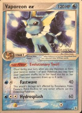 Vaporeon ex (110/113) (Flyvees - Jun Hasebe) [World Championships 2007] | Jack's On Queen