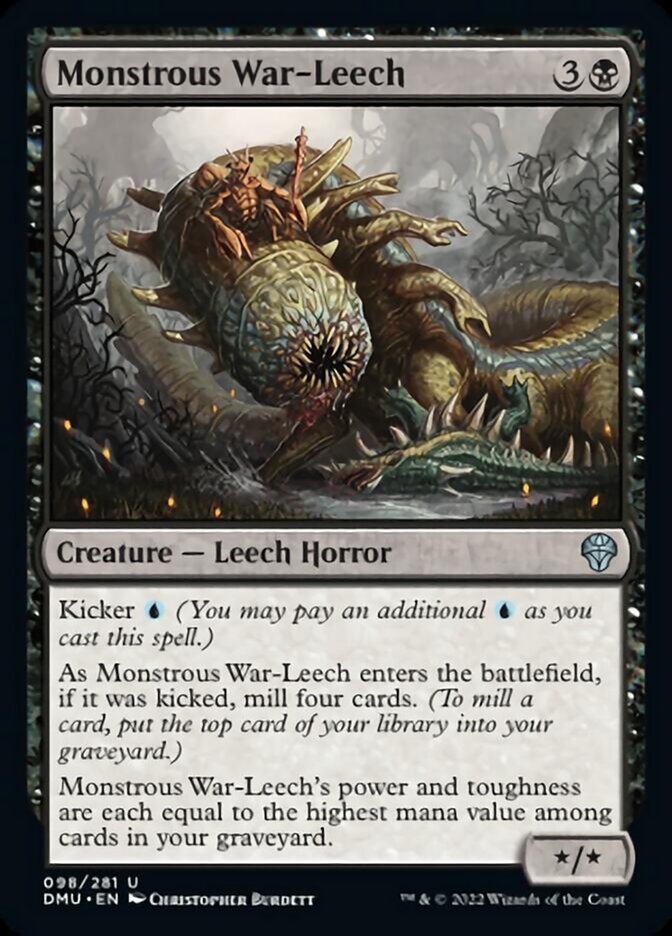 Monstrous War-Leech [Dominaria United] | Jack's On Queen