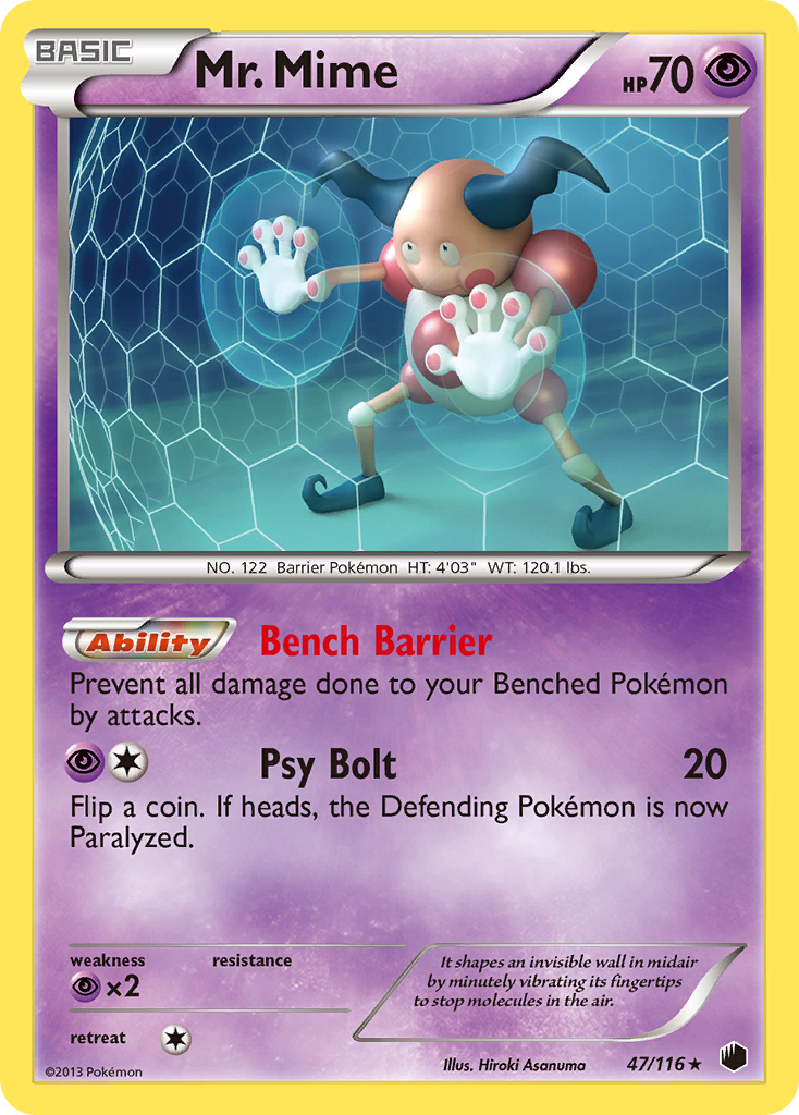 Mr. Mime (47/116) [Black & White: Plasma Freeze] | Jack's On Queen