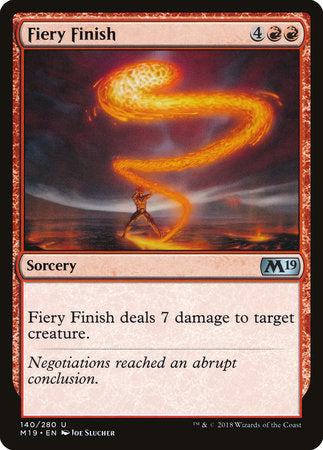 Fiery Finish [Core Set 2019] | Jack's On Queen