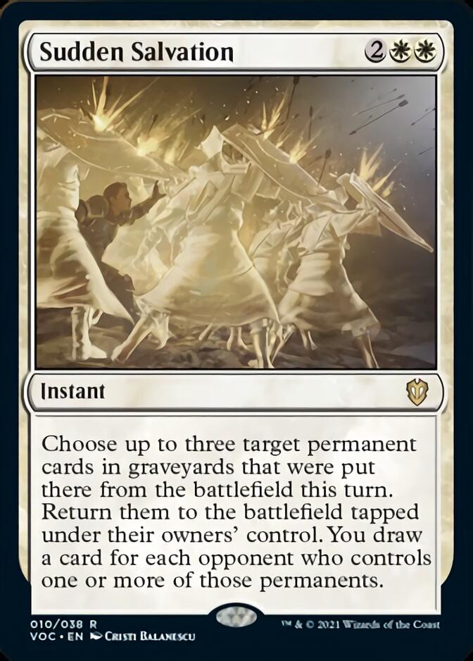 Sudden Salvation [Innistrad: Crimson Vow Commander] | Jack's On Queen
