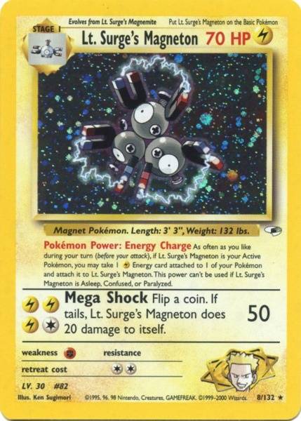 Lt. Surge's Magneton (8/132) [Gym Heroes Unlimited] | Jack's On Queen