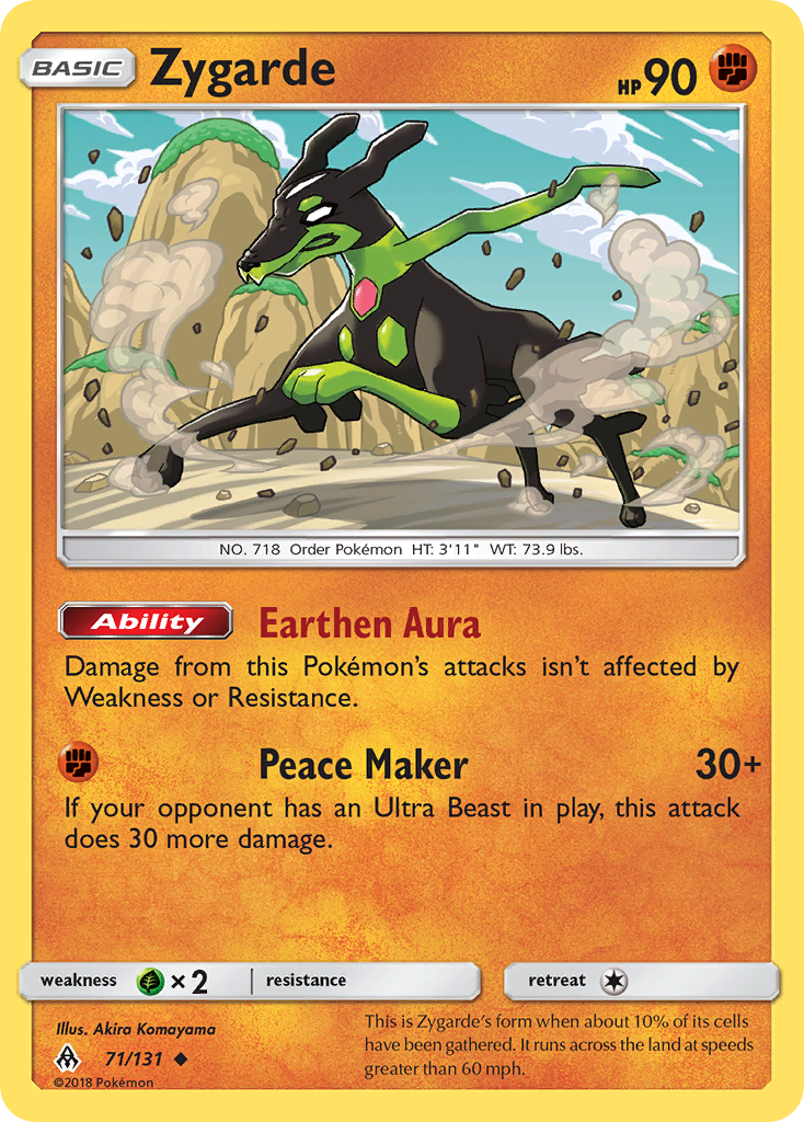 Zygarde (71/131) [Sun & Moon: Forbidden Light] | Jack's On Queen