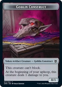 Goblin Construct // Kor Warrior Double-sided Token [Zendikar Rising Tokens] | Jack's On Queen