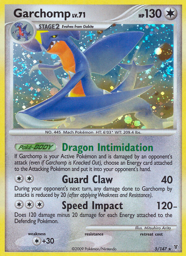 Garchomp (5/147) (Cracked Ice Holo) (Theme Deck Exclusive) [Platinum: Supreme Victors] | Jack's On Queen