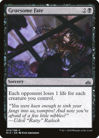 Gruesome Fate [Rivals of Ixalan] | Jack's On Queen