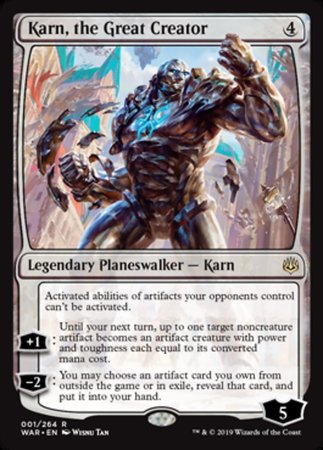 Karn, the Great Creator [War of the Spark] | Jack's On Queen