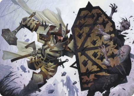 Estwald Shieldbasher Art Card [Innistrad: Crimson Vow Art Series] | Jack's On Queen