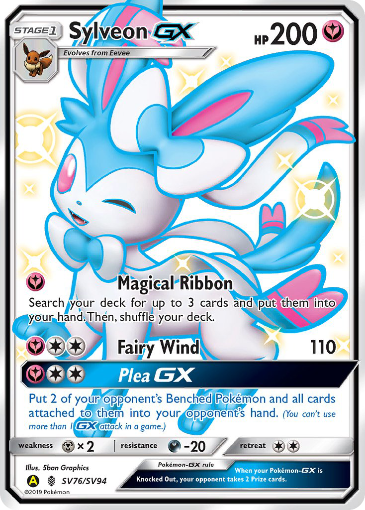 Sylveon GX (SV76/SV94) [Sun & Moon: Hidden Fates - Shiny Vault] | Jack's On Queen